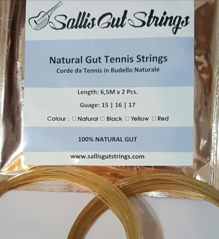 NATURAL GUT TENNIS STRINGS - Shop - Sallis Gut Strings